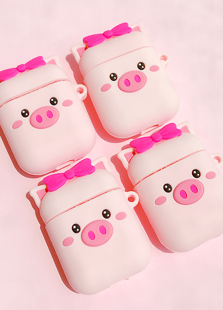 [무배] 핑크 돼지 에어팟 케이스